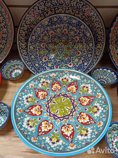 Ляганы Узбекские Риштанская керамика 38 см