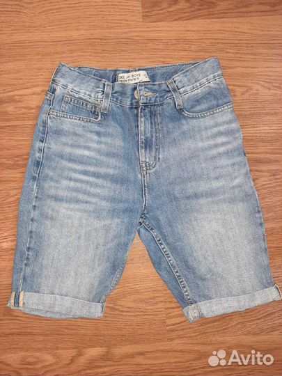 Джинсовые шорты для стройного мальчика