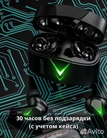 Игровые TWS наушники Lenovo LP6