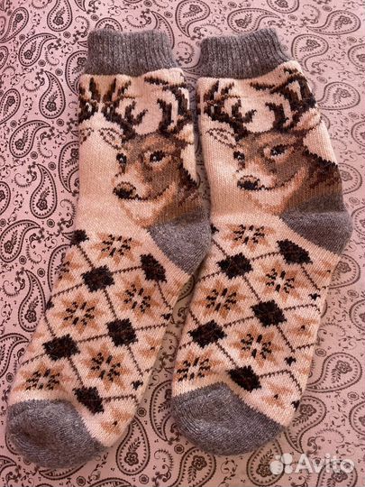 Шерстяные носки