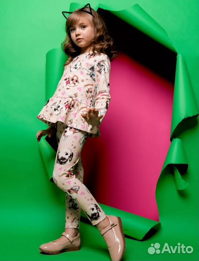 Комплект лонгслив и леггинсы