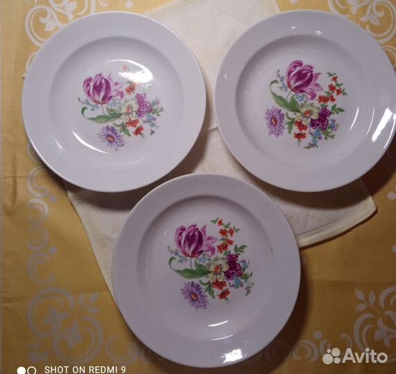 Тарелки дулево 1961 г