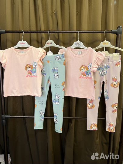 Лосины и футболка для девочки