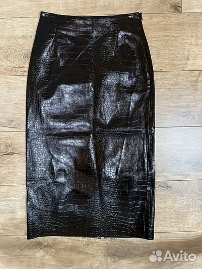 Кожаная юбка
