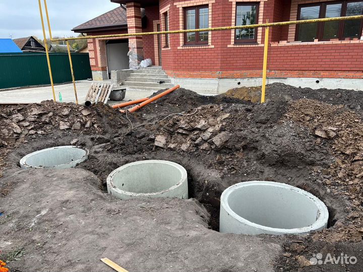 Септик из бетонных колец, Дренаж участка