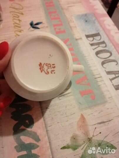 Чашки фарфоровые СССР