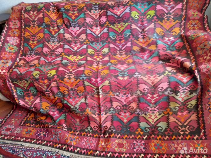 Антикварный армянский ковер начала хх века