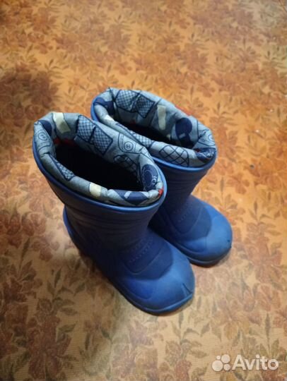 Детские резиновые сапоги 27 размер