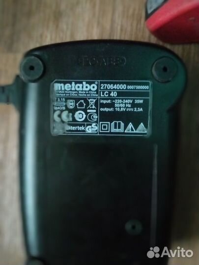 Шуруповёрт Metabo Powermaxx BS, 10.8А, на запчасти