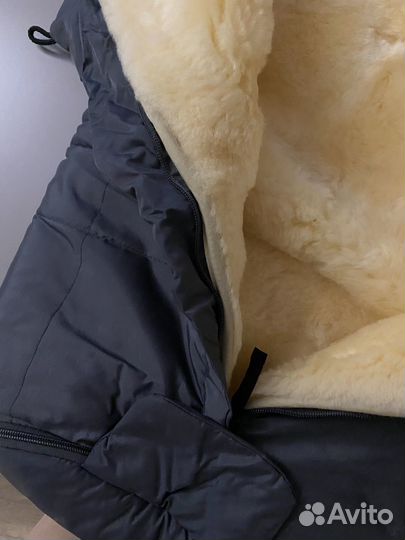 Конверт в коляску на овчине