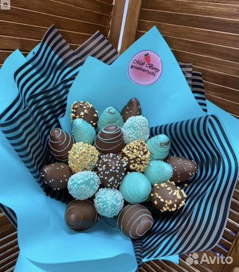 Букет из клубники в шоколаде