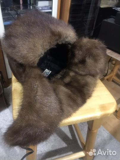 Норковая шапка мужская