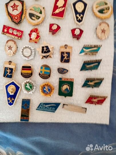 Значки СССР разной тематики