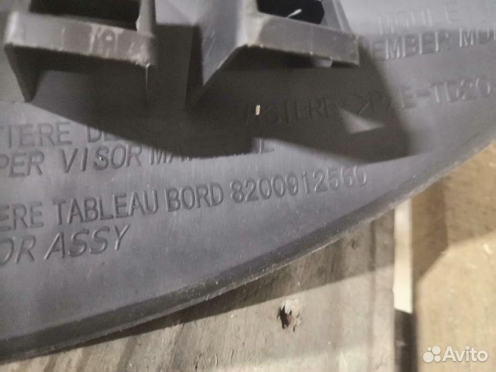 Накладка щитка приборов renault sandero I