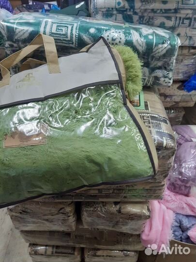 Плед травка