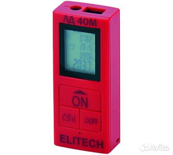 Дальномер elitech дл 40 М (40 м; Погрешность 3 м)