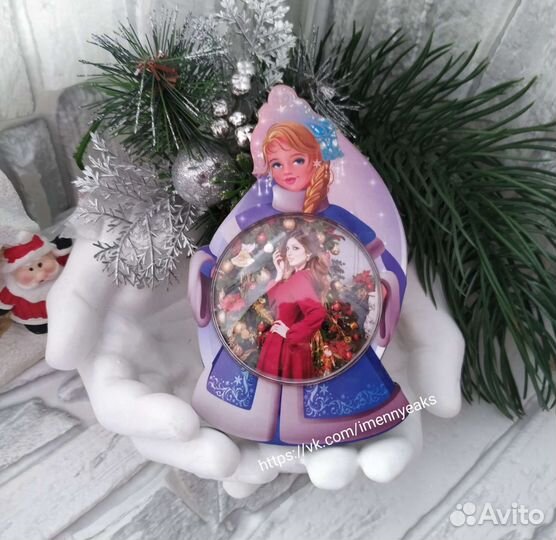 Новогодние шары с фотографиями