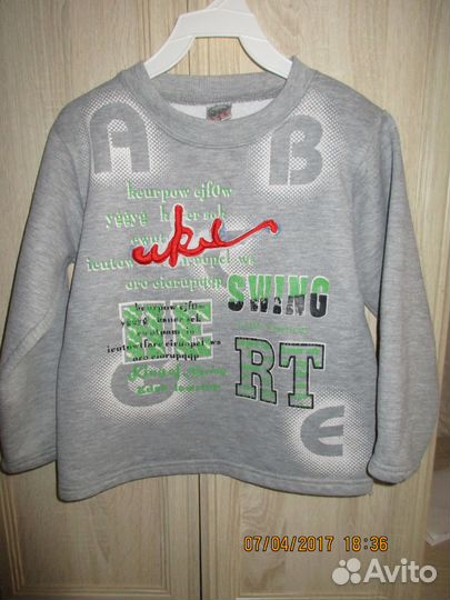 Лонгслив,Водолазки,Свитер,Толстовки, б/у. (6-8лет)