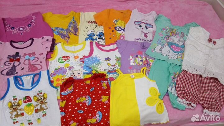 Кофточки, футболочки, маечки для девочки (2-4 года