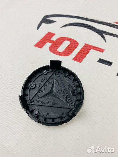 Колпачки в ступицу Mercedes Classic черный 4 шт