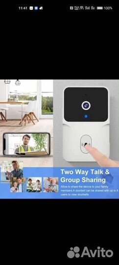 Дверной звонок с HD камерой