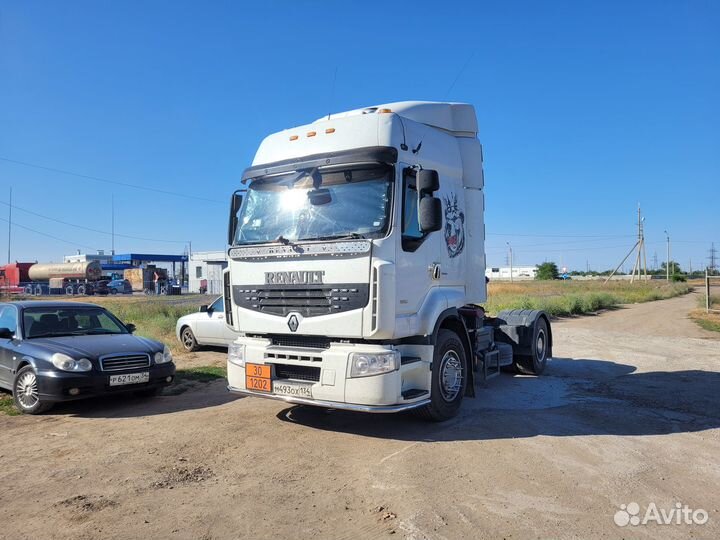 Защита переднего бампера 42 мм Renault Premium