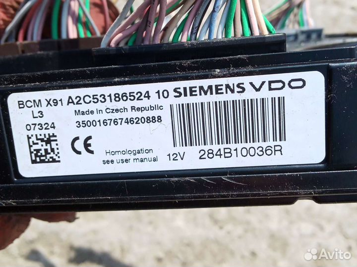 Блок комфорта Renault Laguna 3