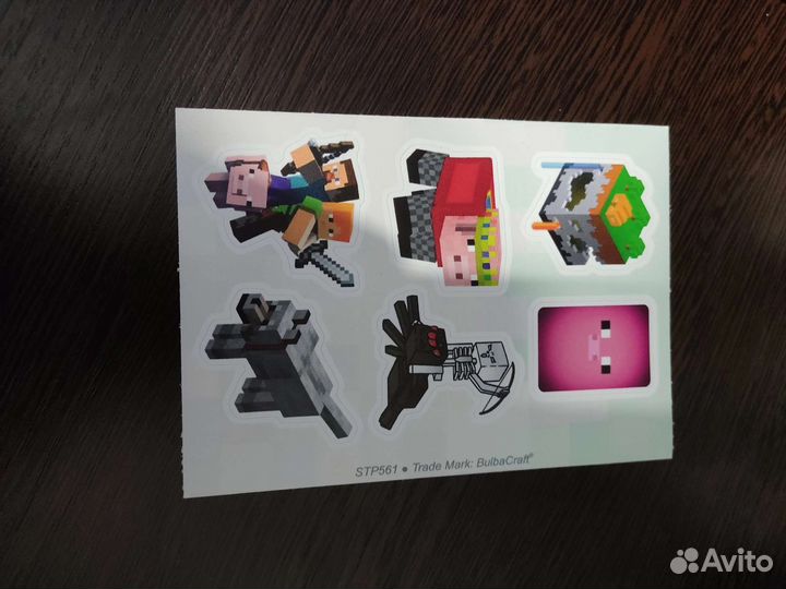 Виниловые стикеры Майнкрафт