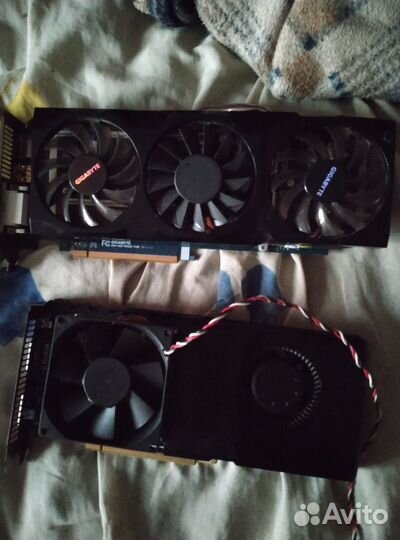 Видеокарты Rx580sp 8гб Gtx470-570