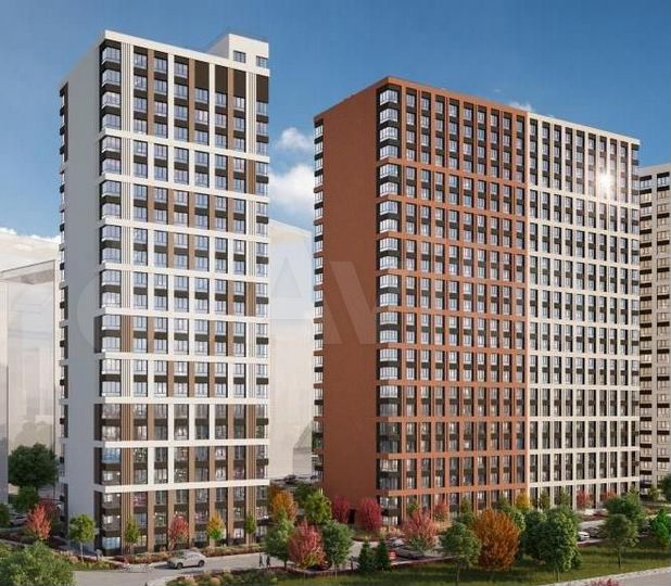 1-к. квартира, 43,2 м², 9/23 эт.