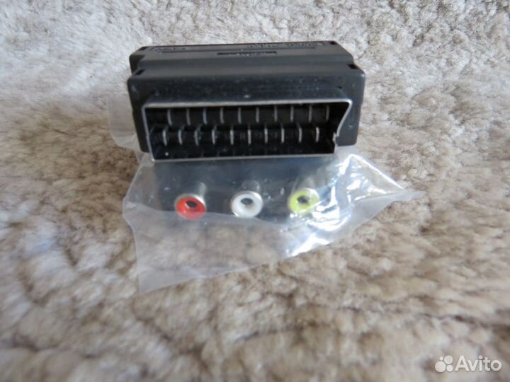 Переходник скарт для аудио-видео новый