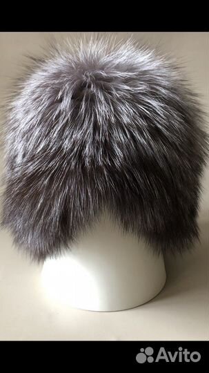 Шапка зимняя из чернобурки, р 54-56