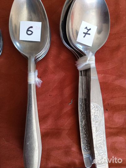 Ложки столовые нержавейка СССР