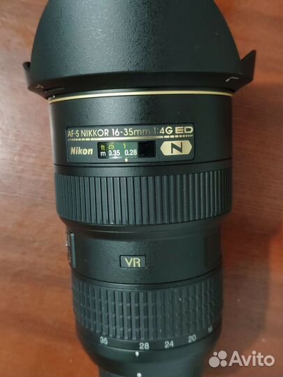 Объектив AF-S nikkor 16-35 mm f/4 G ED VR N