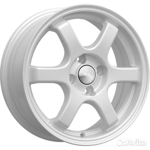 Диски Скад Киото 6x15 4*98 ET38 DIA58.6 Белый Литой