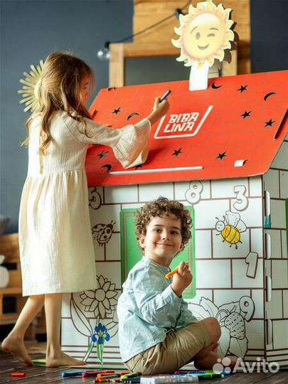 Домик раскраска