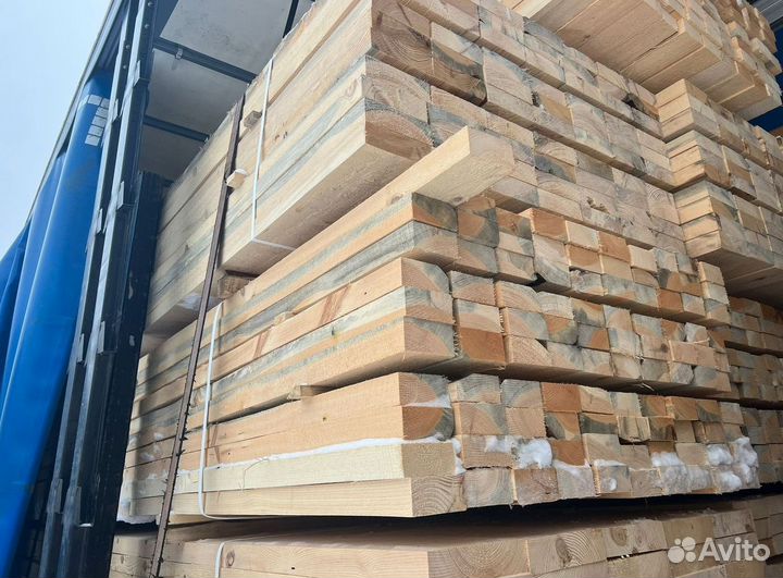 Доска обрезная 40х150х6000мм