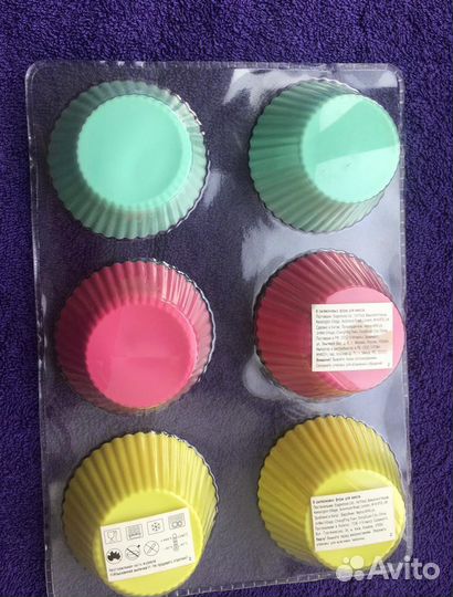 Силиконовые формы для кексов