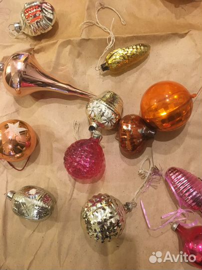 Елочные игрушки СССР