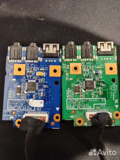 Доп Плата audio usb картридер ноутбука Lenovo b570