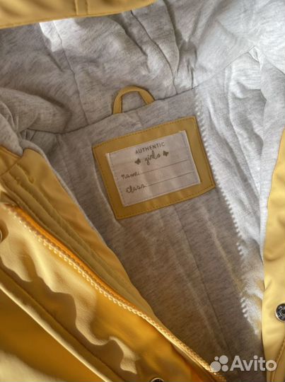 Куртка дождевик для девочки