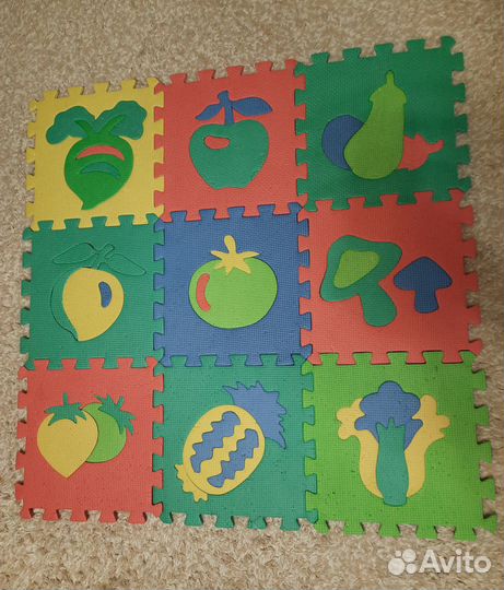 Детский большой пазл, коврик для ползания