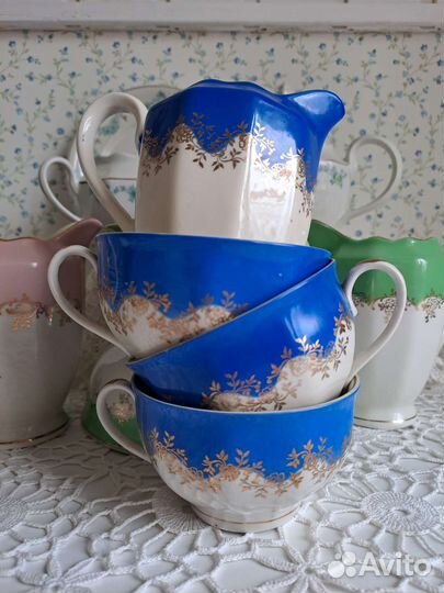 Фарфор Рига RPF PFF, Рубенс, винтаж