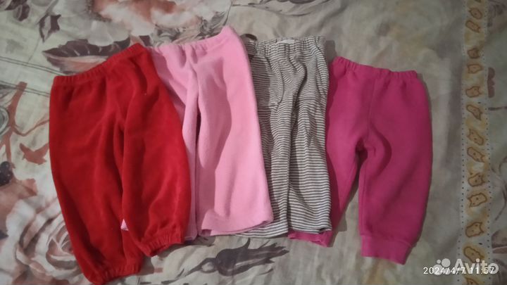 Детские вещи для девочки пакетом 62 68