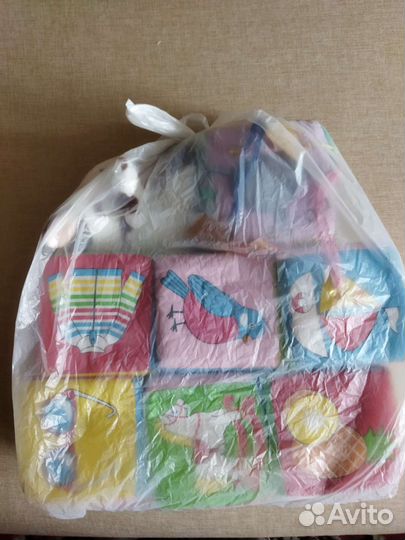 Мягкие кубики для малыша