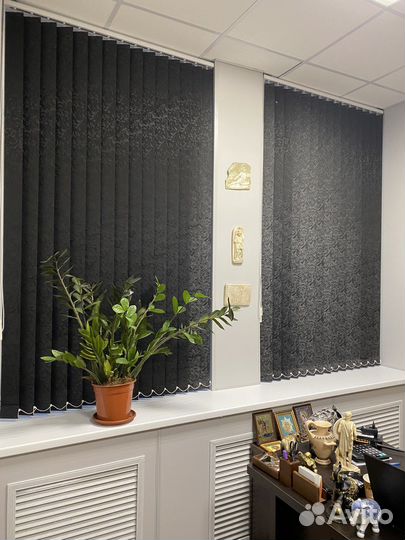 Жалюзи вертикальные black шелк