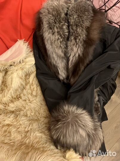 Парка на натуральном кролике