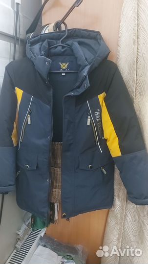 Куртка детская зима мальчик 146