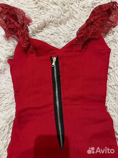 Комбинезон женский красный