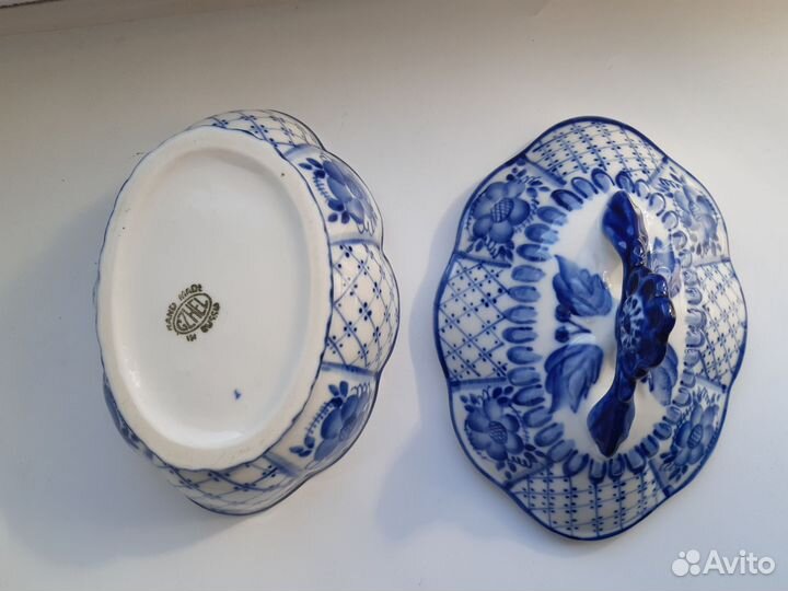 Конфетница Гжель